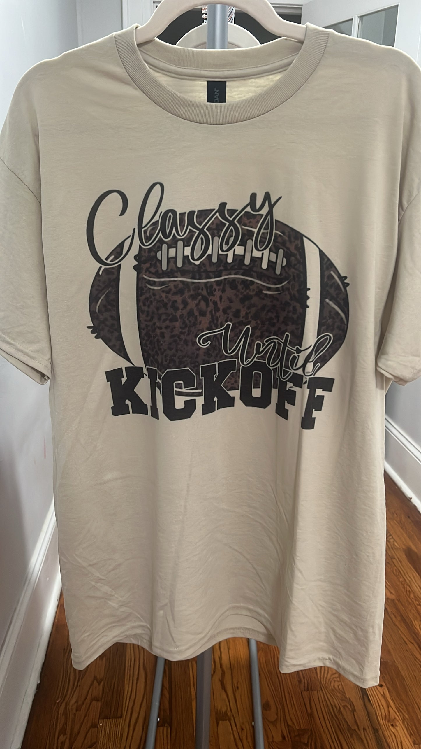 Classy until Kickoff Tee - Large