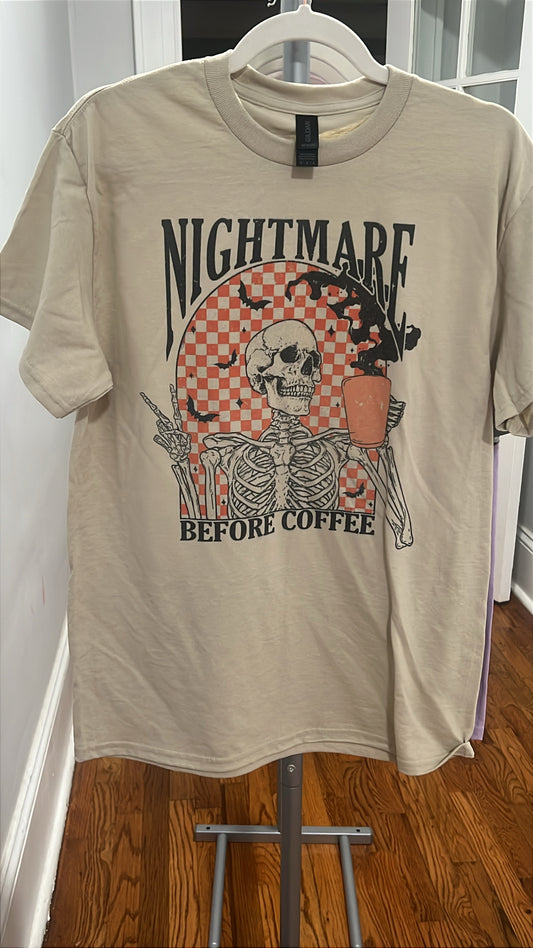 Nightmare Coffee Tee - Medium