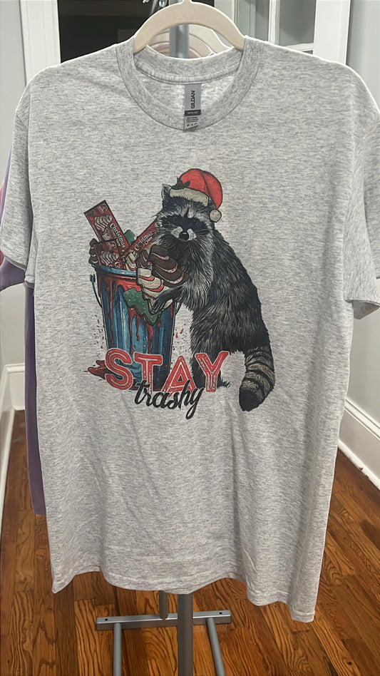 Christmas Raccoon Tee - Medium