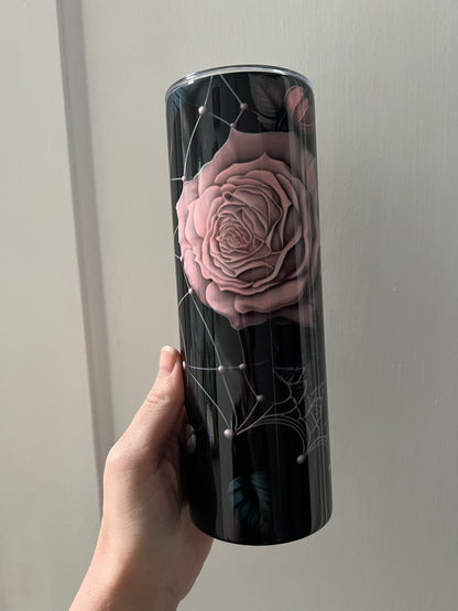 Flower Skull Tumbler