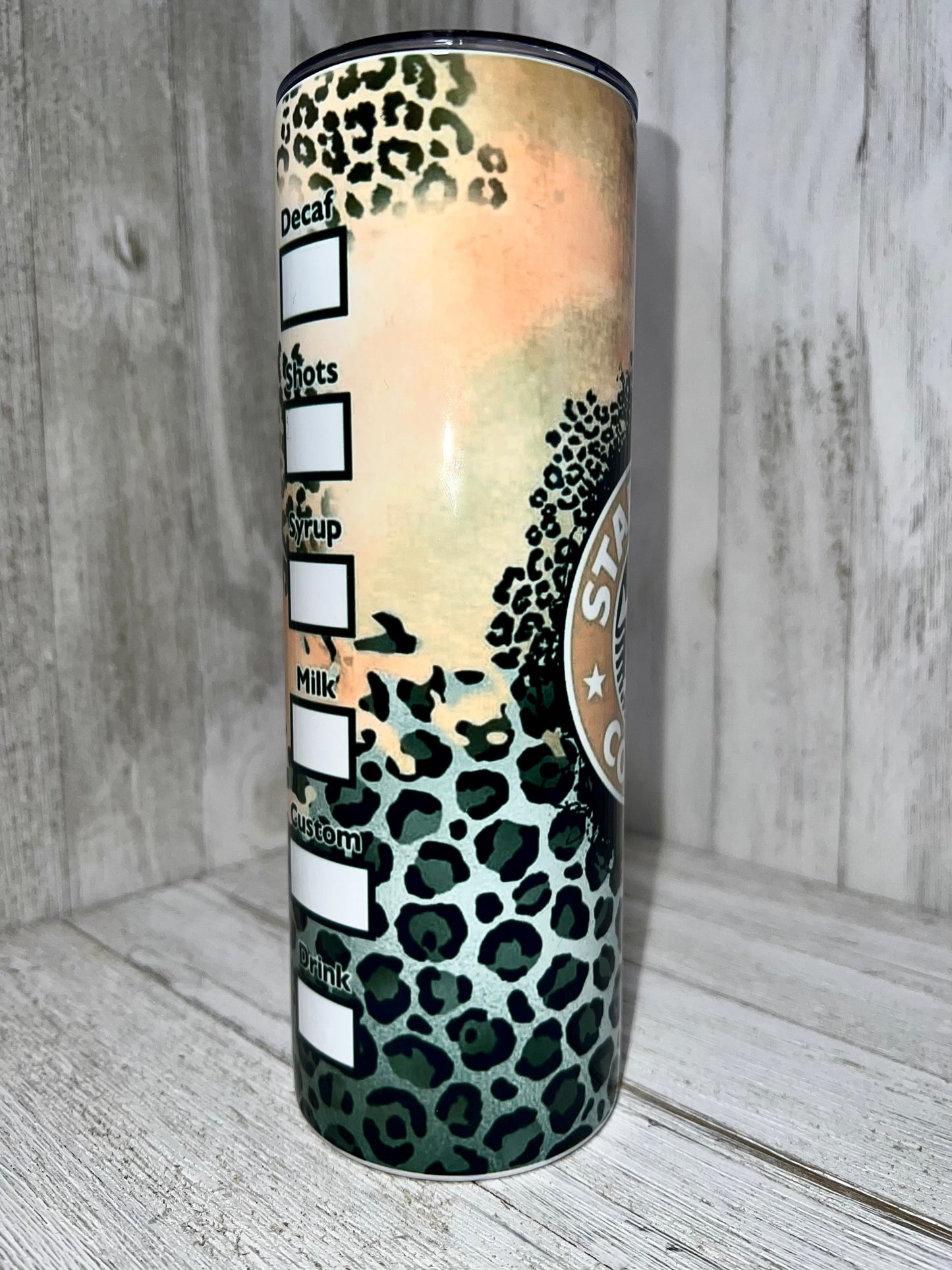 Leopard Starbucks Tumbler