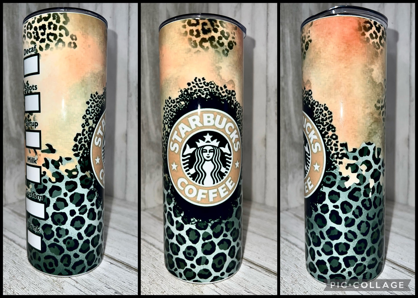 Leopard Starbucks Tumbler