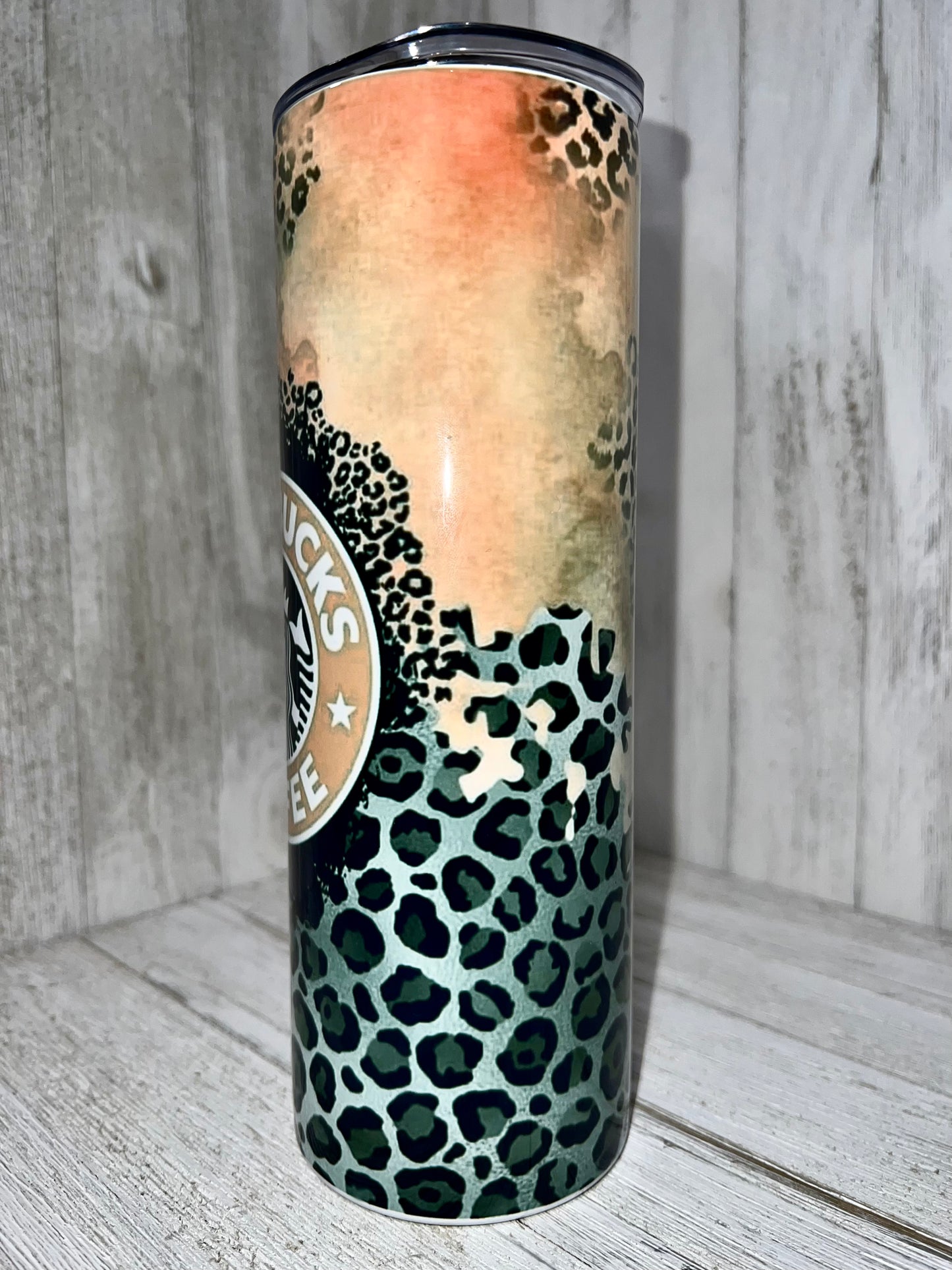 Leopard Starbucks Tumbler